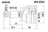 ASVA BX-E83 Joint Kit, drive shaft